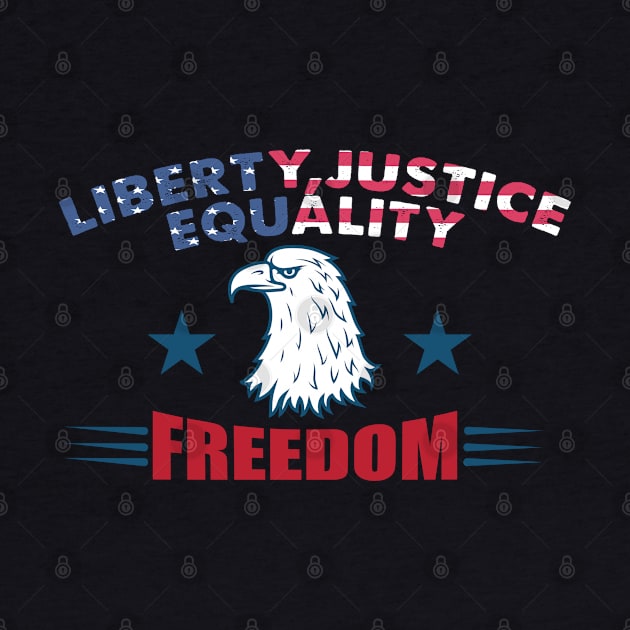 Freedom Liberty Justice Equality by DesignerMAN